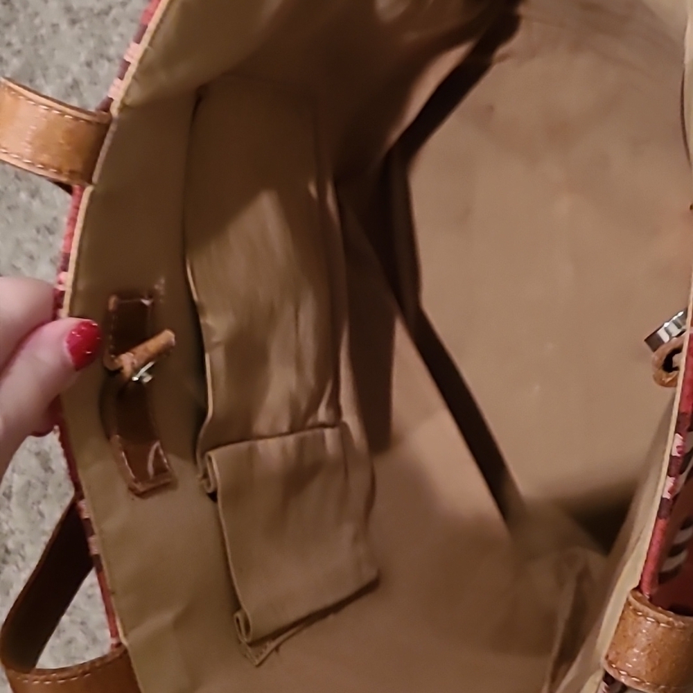 Burberry Red check tote bag - Picture 5 of 14